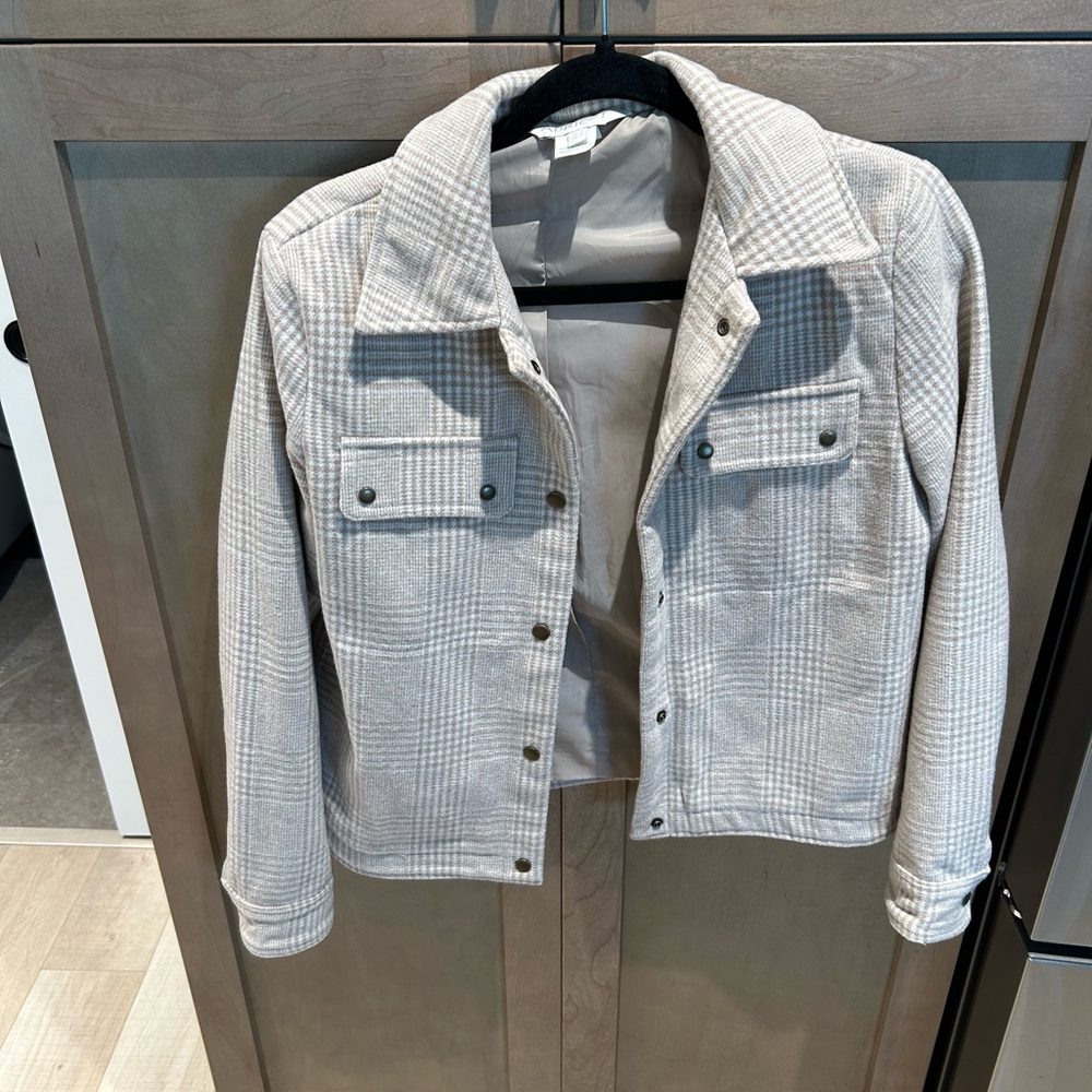 APRICOT Plaid Utility Jacket